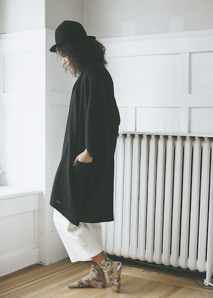 Bare Knitwear Chaki Kimono Coat - Black Bare Knitwear Chaki Kimono Coat - Black
