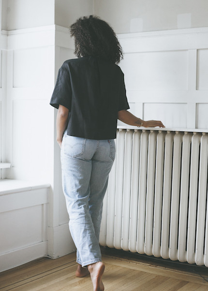 Ursa Minor Tilly Blouse - Black Linen Ursa Minor Tilly Blouse - Black Linen