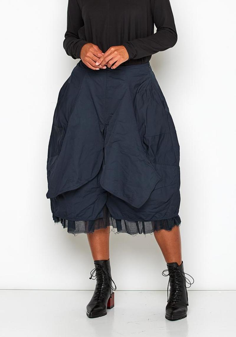 Rundholz Black Label Cotton Voile Edged Bubble Skirt