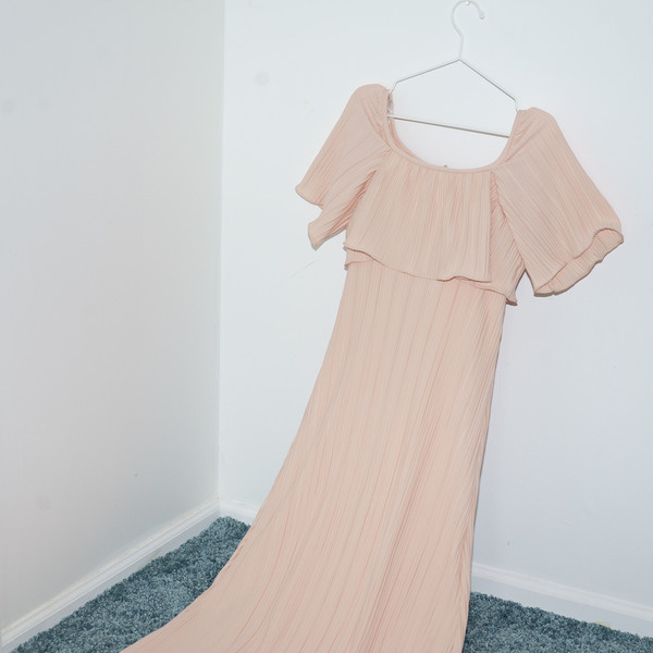Kintsugi Plisse Dress - Pink Kintsugi Plisse Dress - Pink