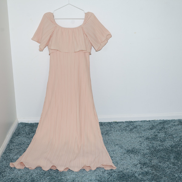 Kintsugi Plisse Dress - Pink Kintsugi Plisse Dress - Pink