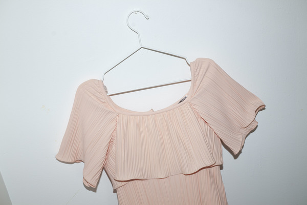 Kintsugi Plisse Dress - Pink Kintsugi Plisse Dress - Pink