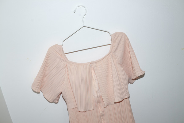 Kintsugi Plisse Dress - Pink Kintsugi Plisse Dress - Pink