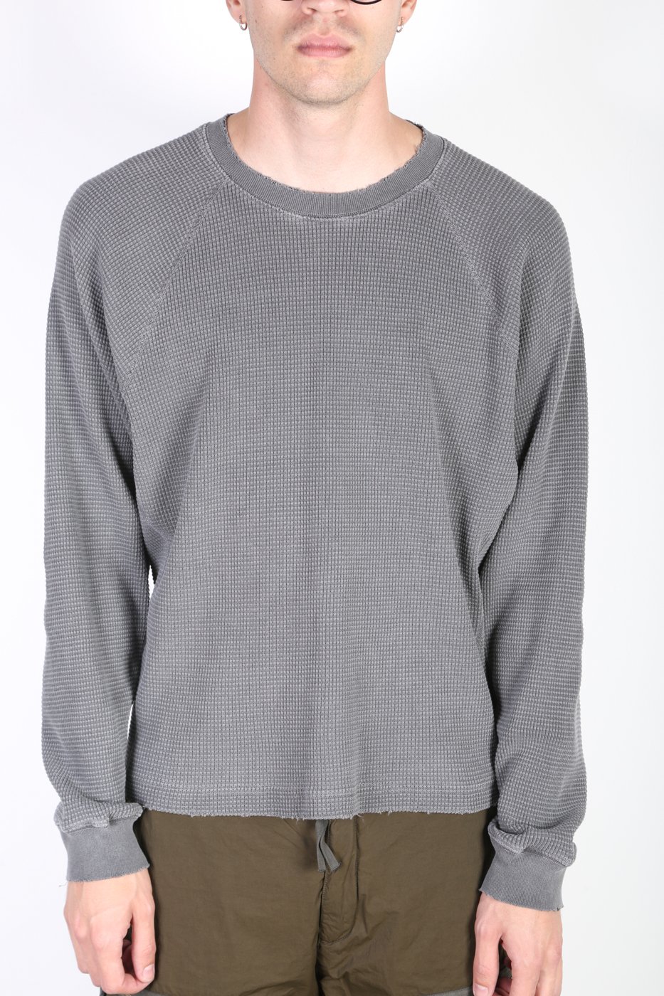 【関税込み】John Elliott グレー Folsom サーマルTシャツ Gray Folsom Thermal T-shirt by John Elliott on Sale