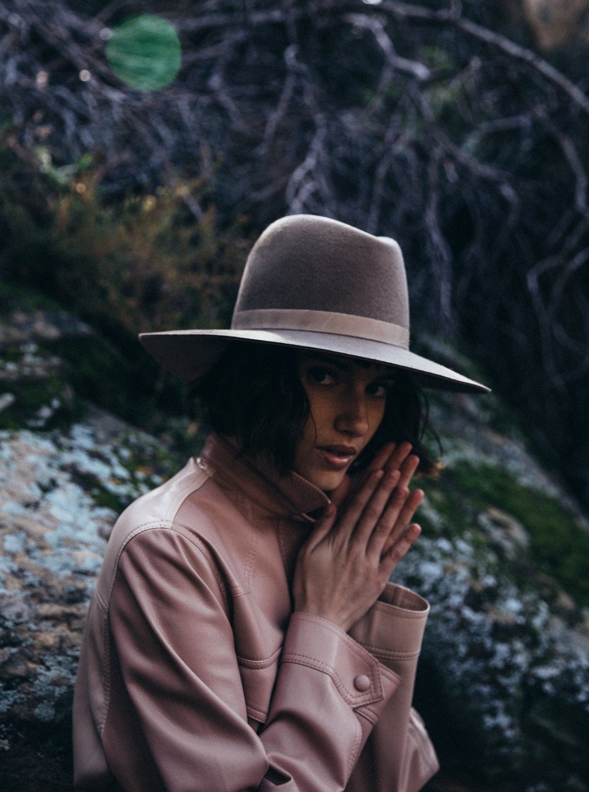 Janessa Leone Rylan hat - taupe | Garmentory display picture 1