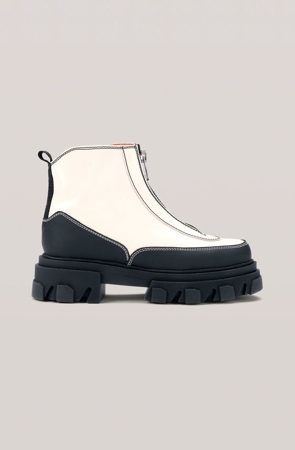ganni polido zipper boot