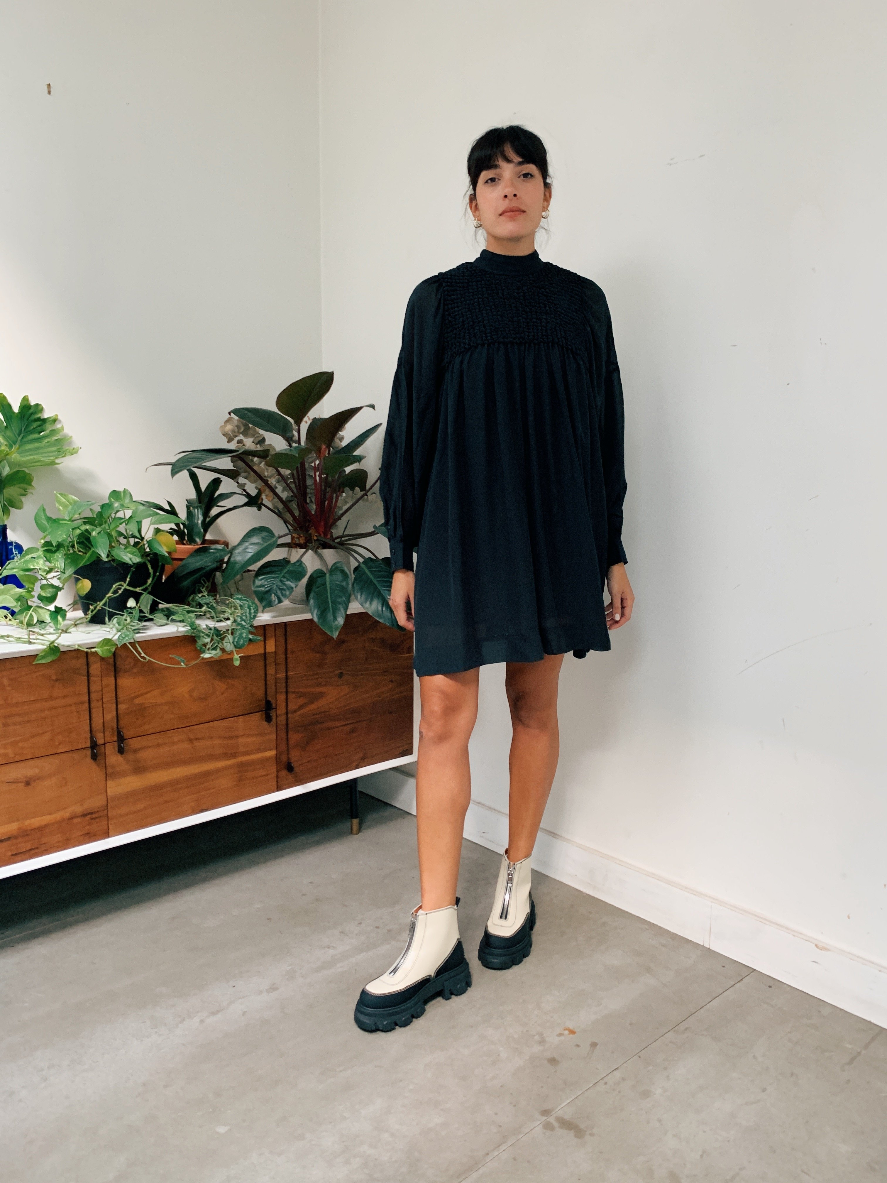 ganni polido zipper boot