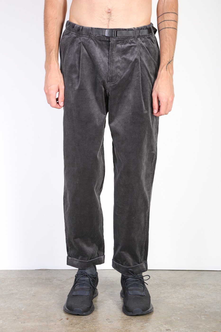 Gramicci Corduroy Tapered Pants Charcoal Garmentory