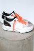 Golden Goose Running Sole Nylon Sneaker with Upper Leather and Star Zebra Print Heel - Thumbnail 3