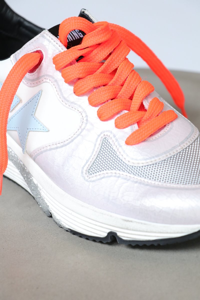 【Golden 】Running sole nylon upper laminated(23-25.5) Golden Goose | Running Sole Sneakers Laminated Star Lizard