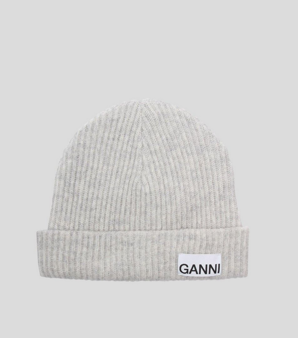 GANNI Recycled Wool Knit bEANIE | Garmentory display picture 3