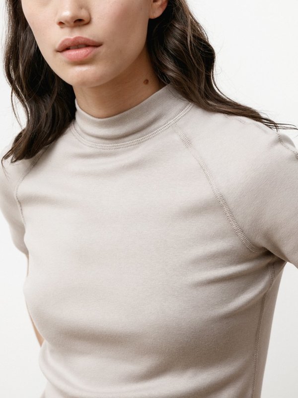 Priory Dive Tee - Stretch Knit Slate Priory Dive Tee - Stretch Knit Slate