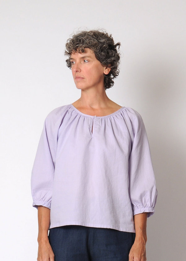 Conifer Reversible Gathered Top - Lavender Conifer Reversible Gathered Top - Lavender