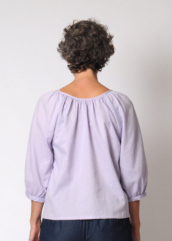 Conifer Reversible Gathered Top - Lavender Conifer Reversible Gathered Top - Lavender