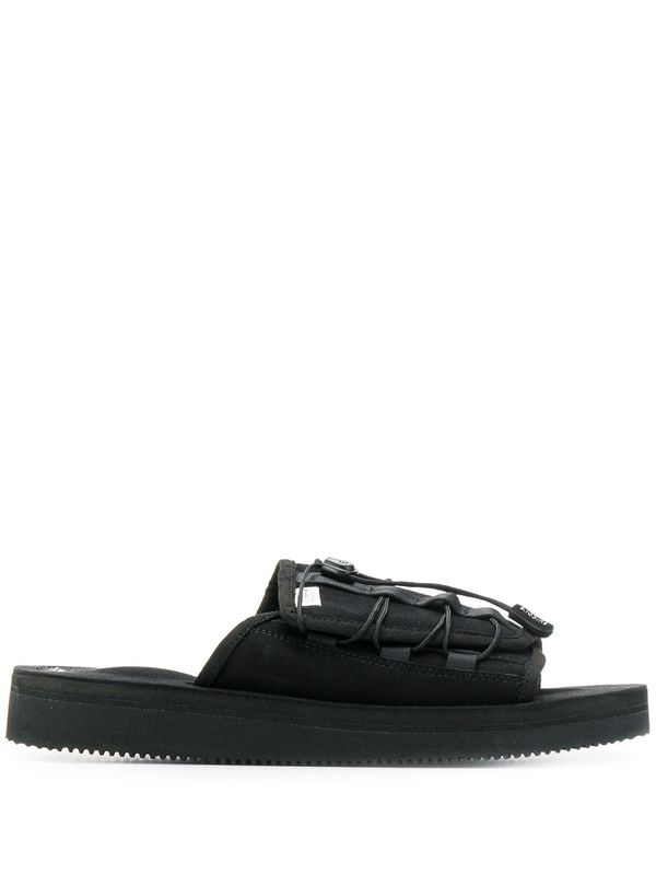 SUICOKE Olas Ecs Sandal - Black | Garmentory display picture 2