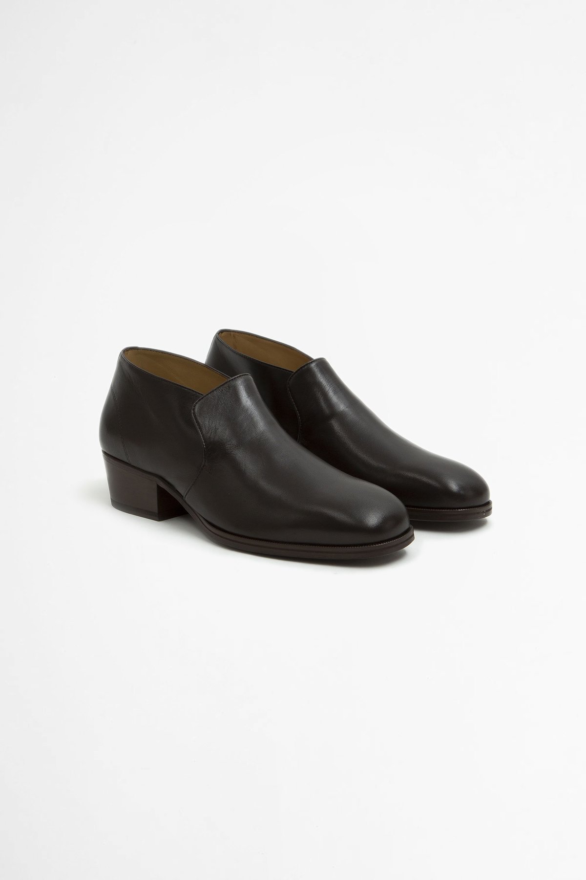Lemaire Low Boots - Midnight Brown | Garmentory