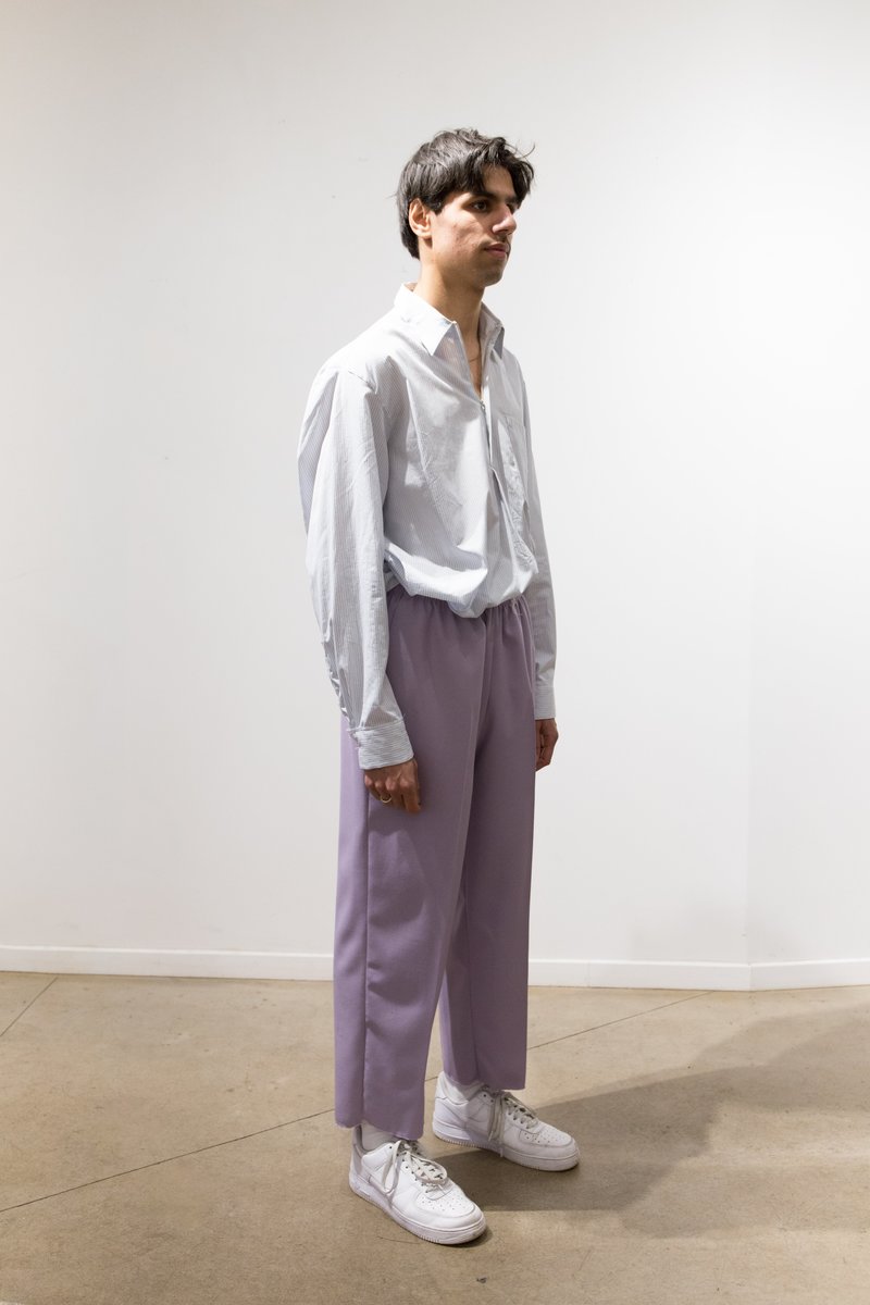 Camiel Fortgens Wool Cu Cu Pants - Lilac