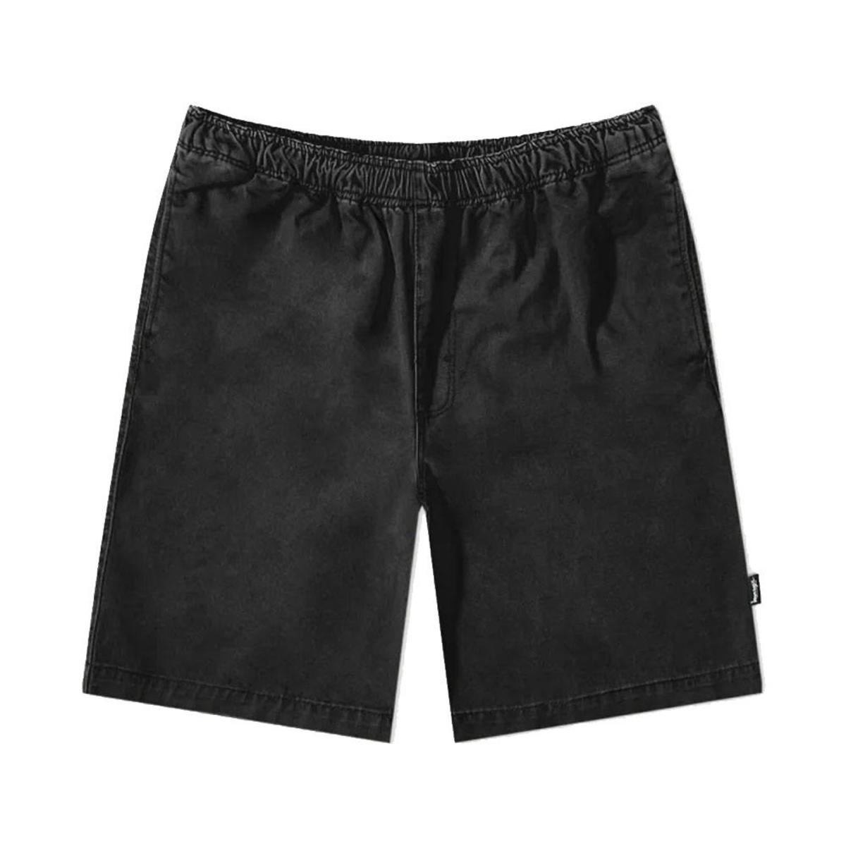 Stussy Brushed Beach Short - Black | Garmentory