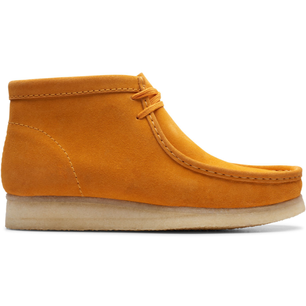 Clarks Wallabee Boot - BURNT YELLOW SUEDE Clarks Wallabee Boot - BURNT YELLOW SUEDE
