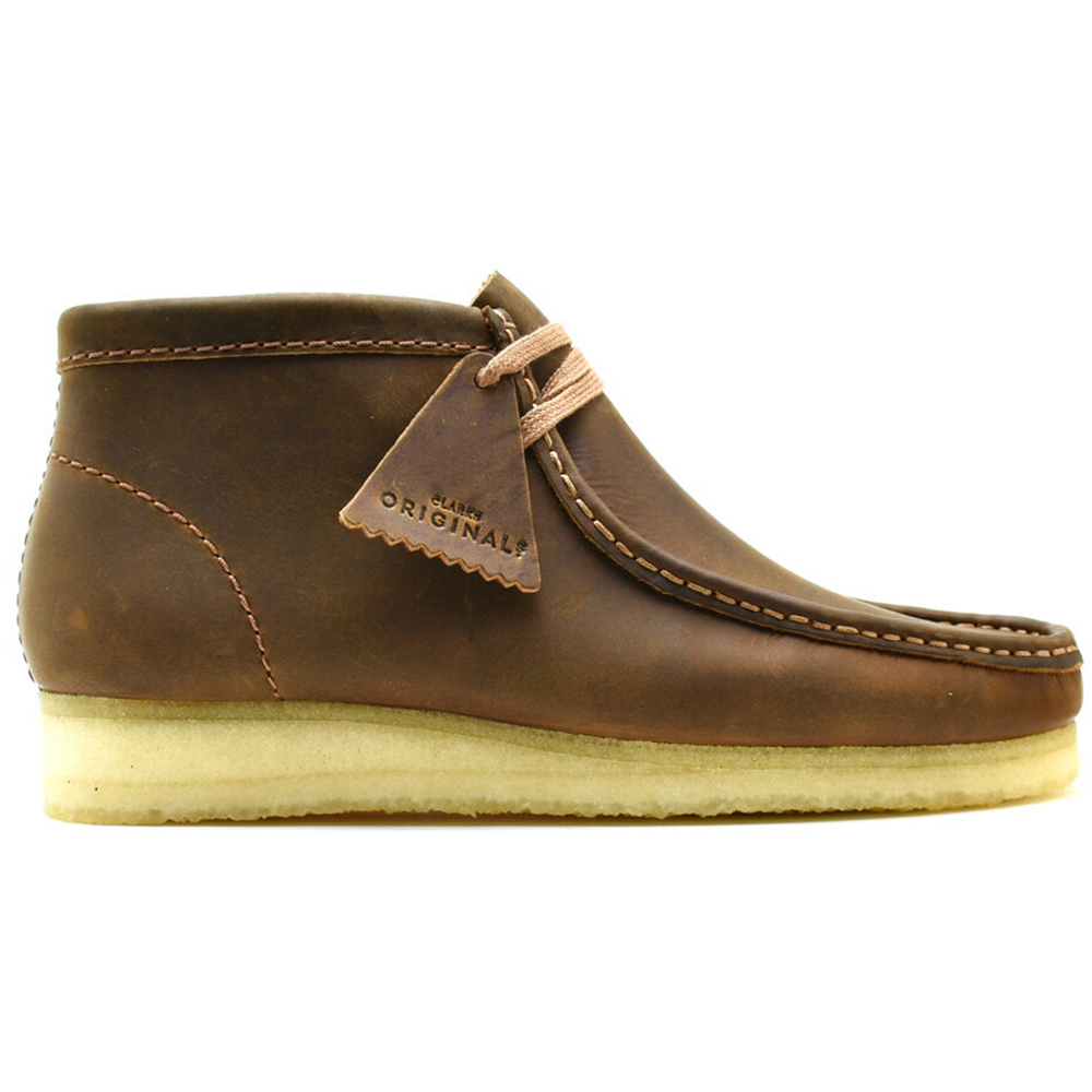beeswax wallabee boot