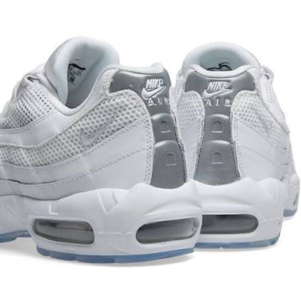 nike air max 95 triple white womens