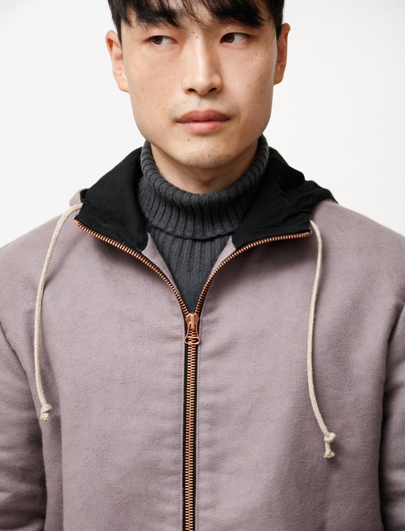 Frank Leder Deutschleder Cotton Parka - lavender 