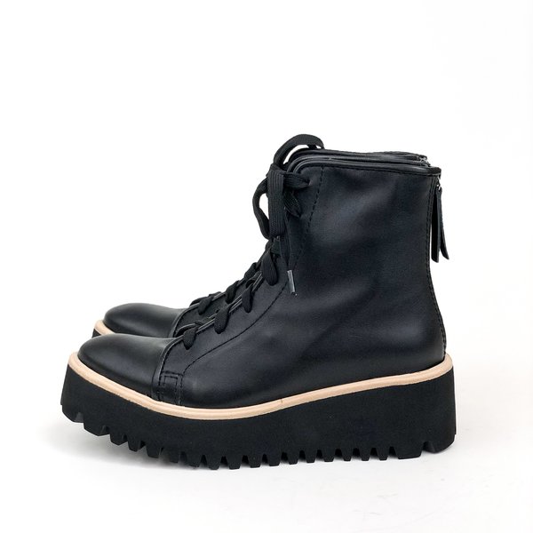 flatform shoes black