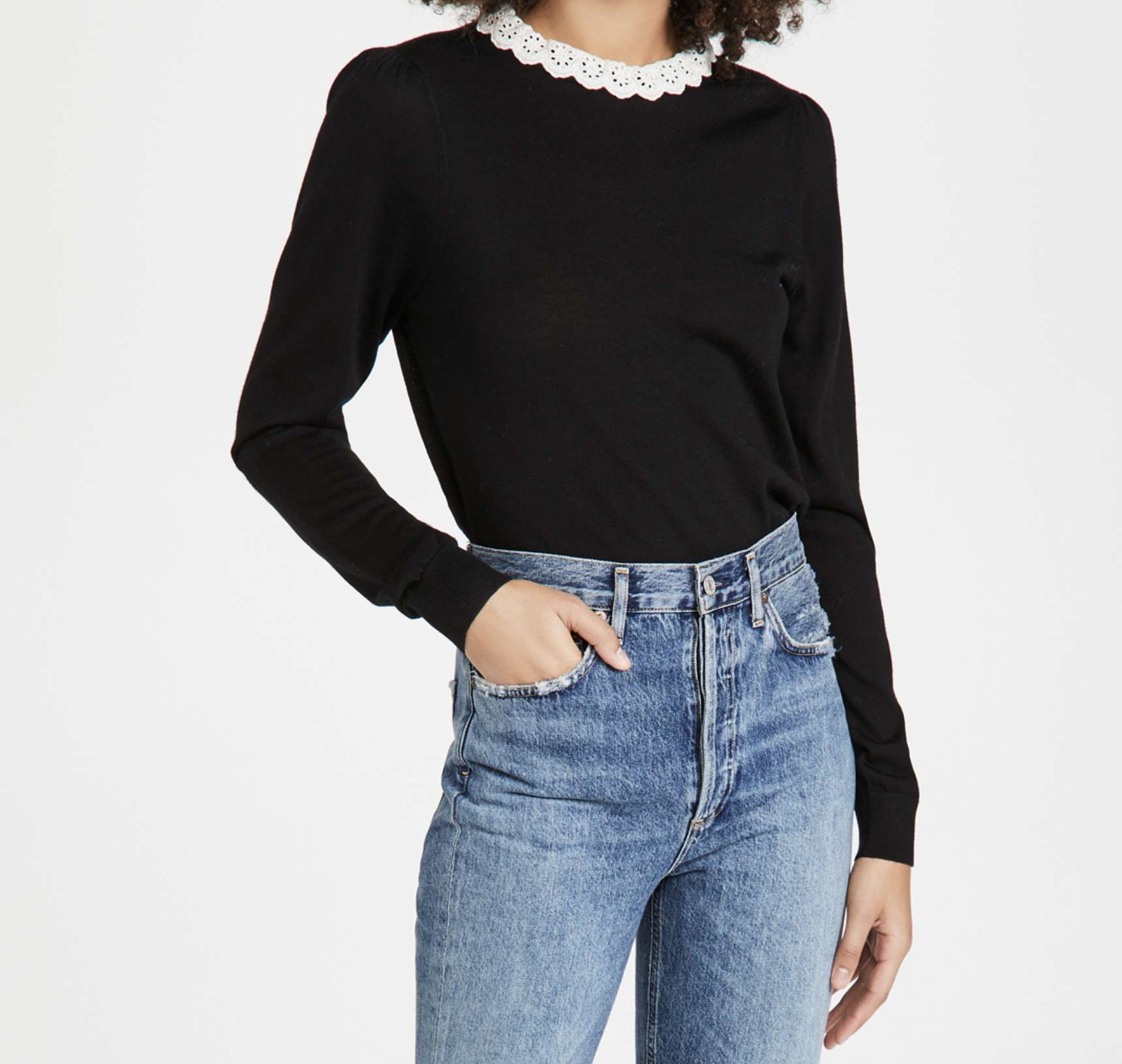 Veronica Beard LEVINA SWEATER - Black 