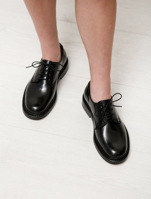 靴 our legacy uniform parade Our Legacy - Uniform Parade Burgundy Chromexcel Leather