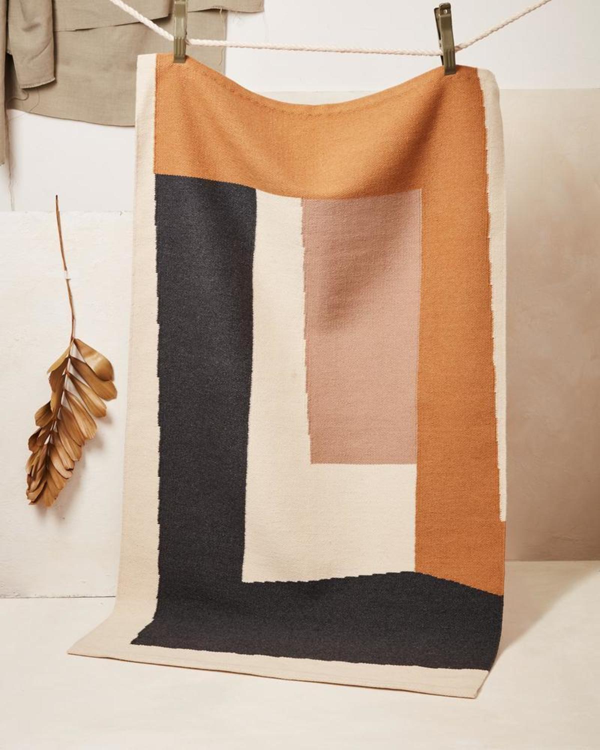 Minna Goods Handwoven Rug - Oat Frames | Garmentory