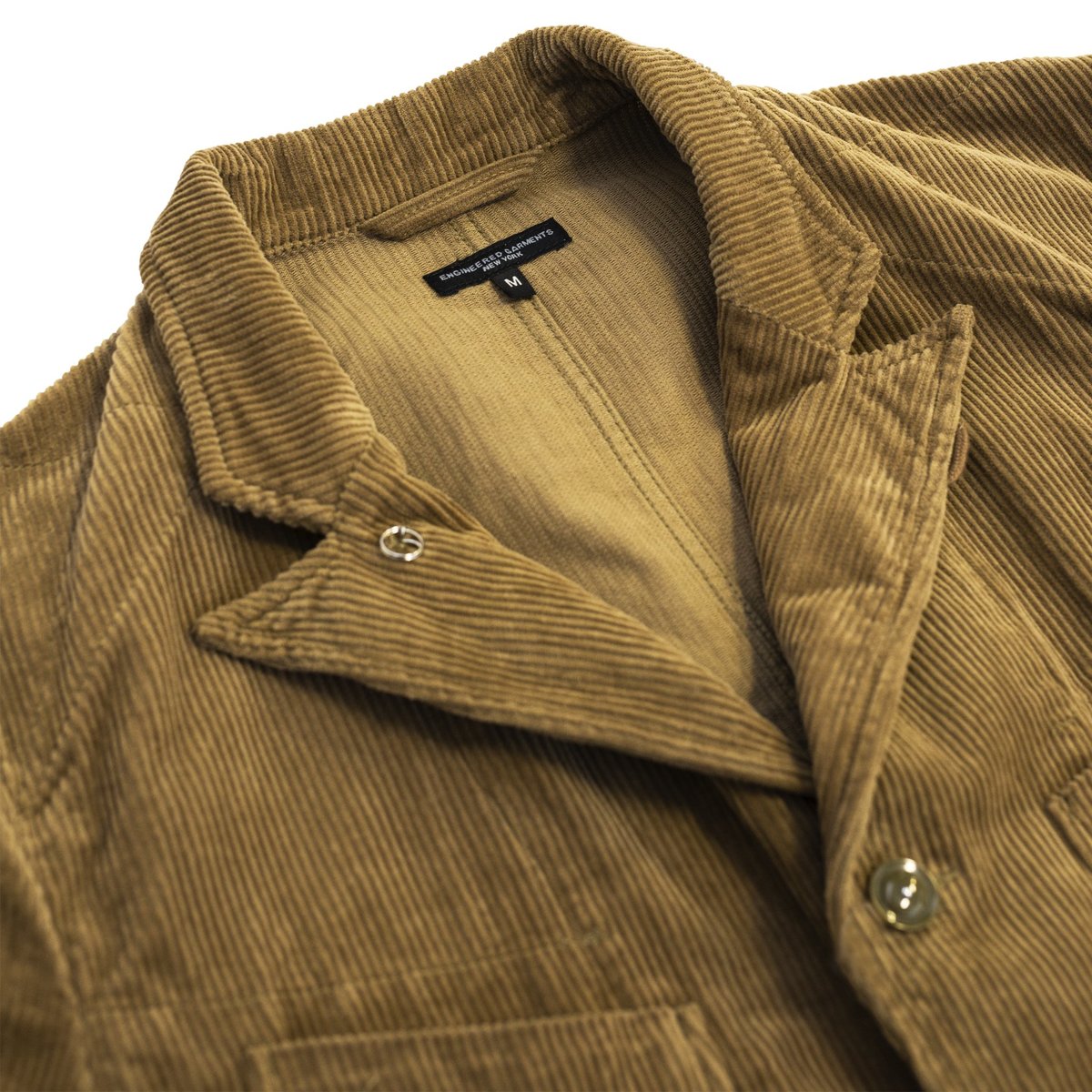 Engineered Garments 8W Corduroy Bedford Jacket - Khaki | Garmentory