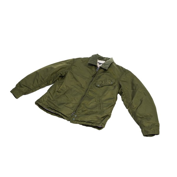 Engineered Garments Flight Satin Nylon Driver Jacket - Olive