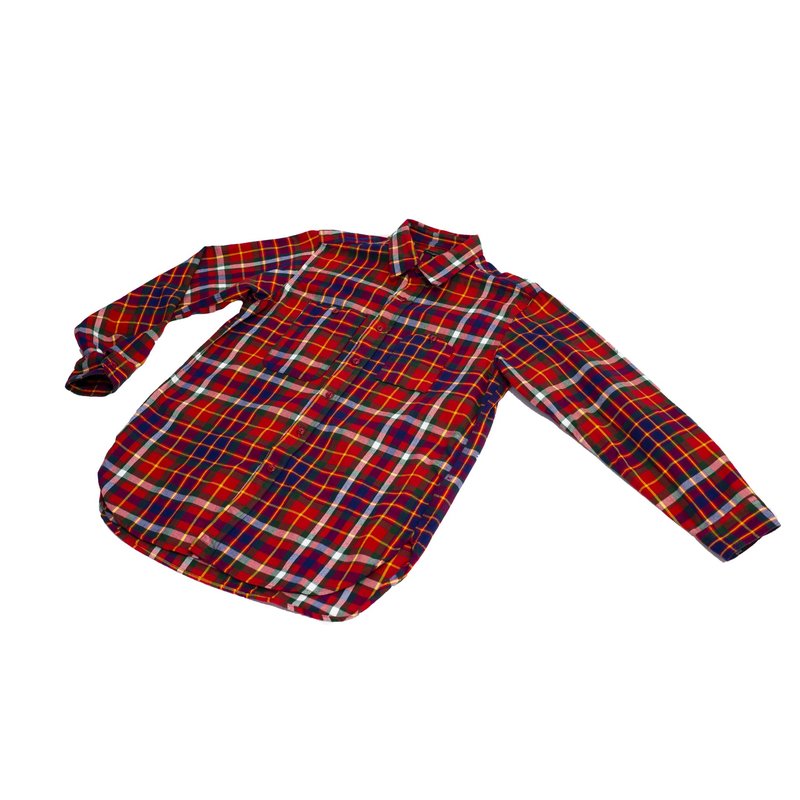 Engineered Garments Cotton Twill Plaid Work Shirt | Garmentory