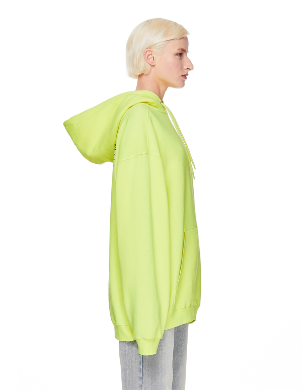 balenciaga oversized hoodie yellow