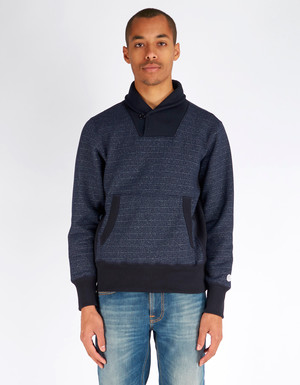 Champion Shawl Sweatshirt Navy | Garmentory