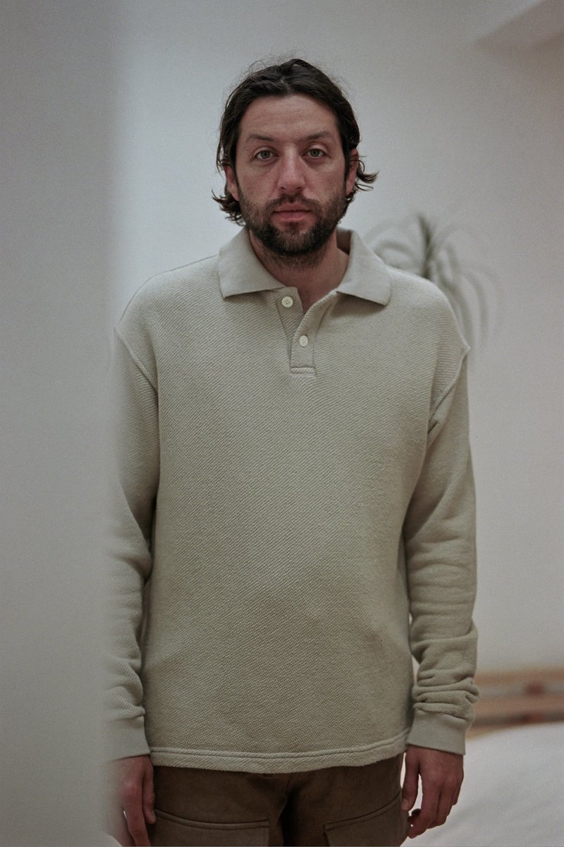 Paa Long Sleeve Polo Sweatshirt - Stone | Garmentory