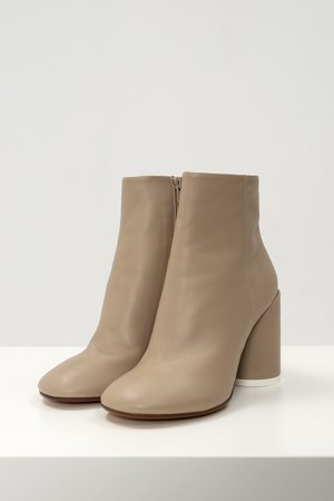 nude ankle boots