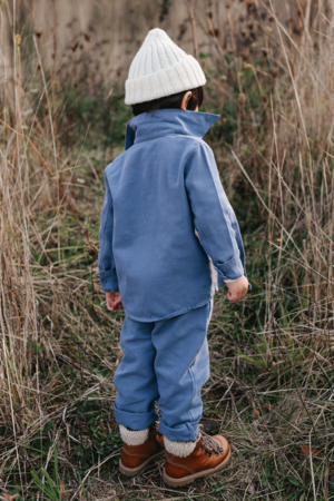 Kids Noble Organic Chore Jacket - Blue Moon Kids Noble Organic Chore Jacket - Blue Moon