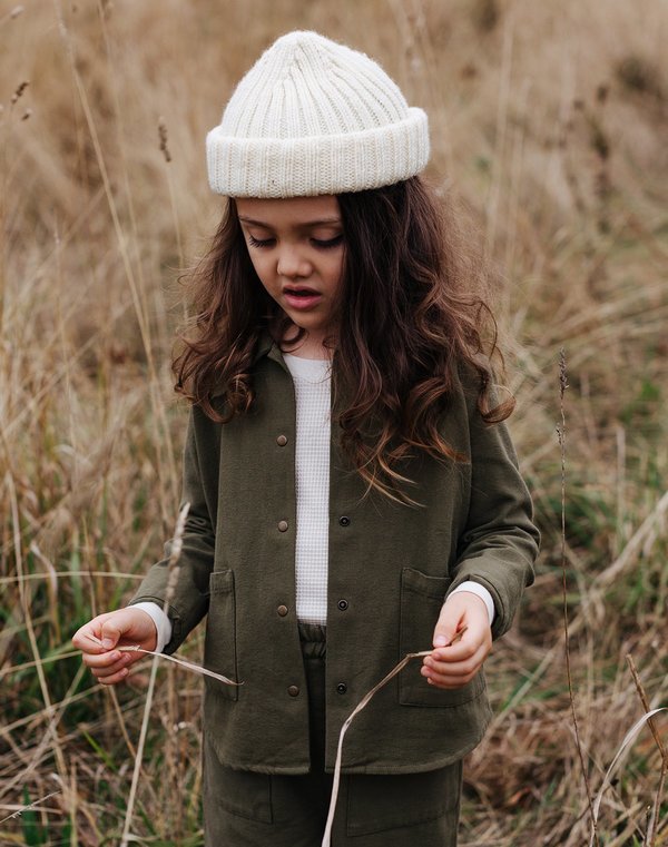 Kids Noble Organic Chore Jacket - Olive Kids Noble Organic Chore Jacket - Olive