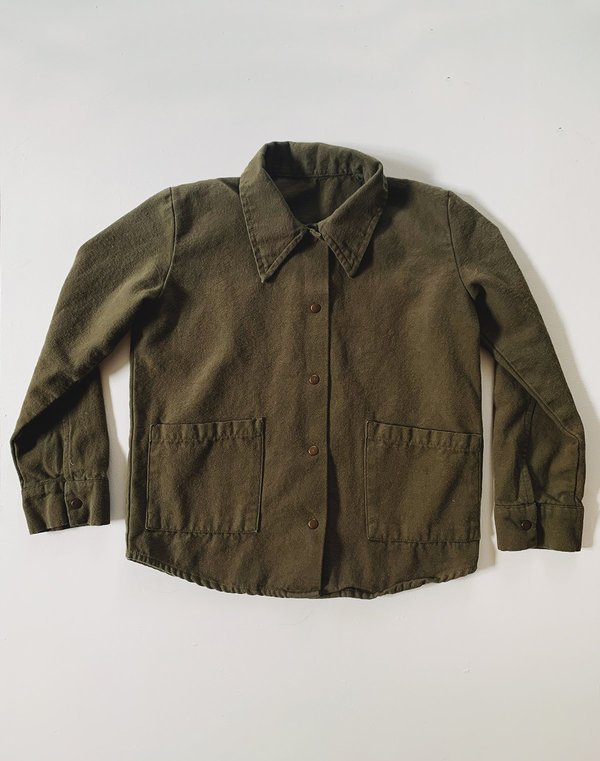 Kids Noble Organic Chore Jacket - Olive Kids Noble Organic Chore Jacket - Olive