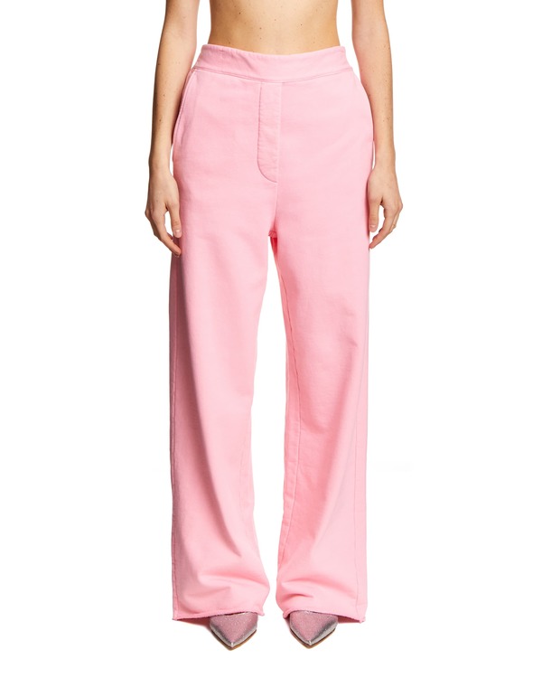 MM6 Maison Margiela Wide Leg Pants - Pink | Garmentory