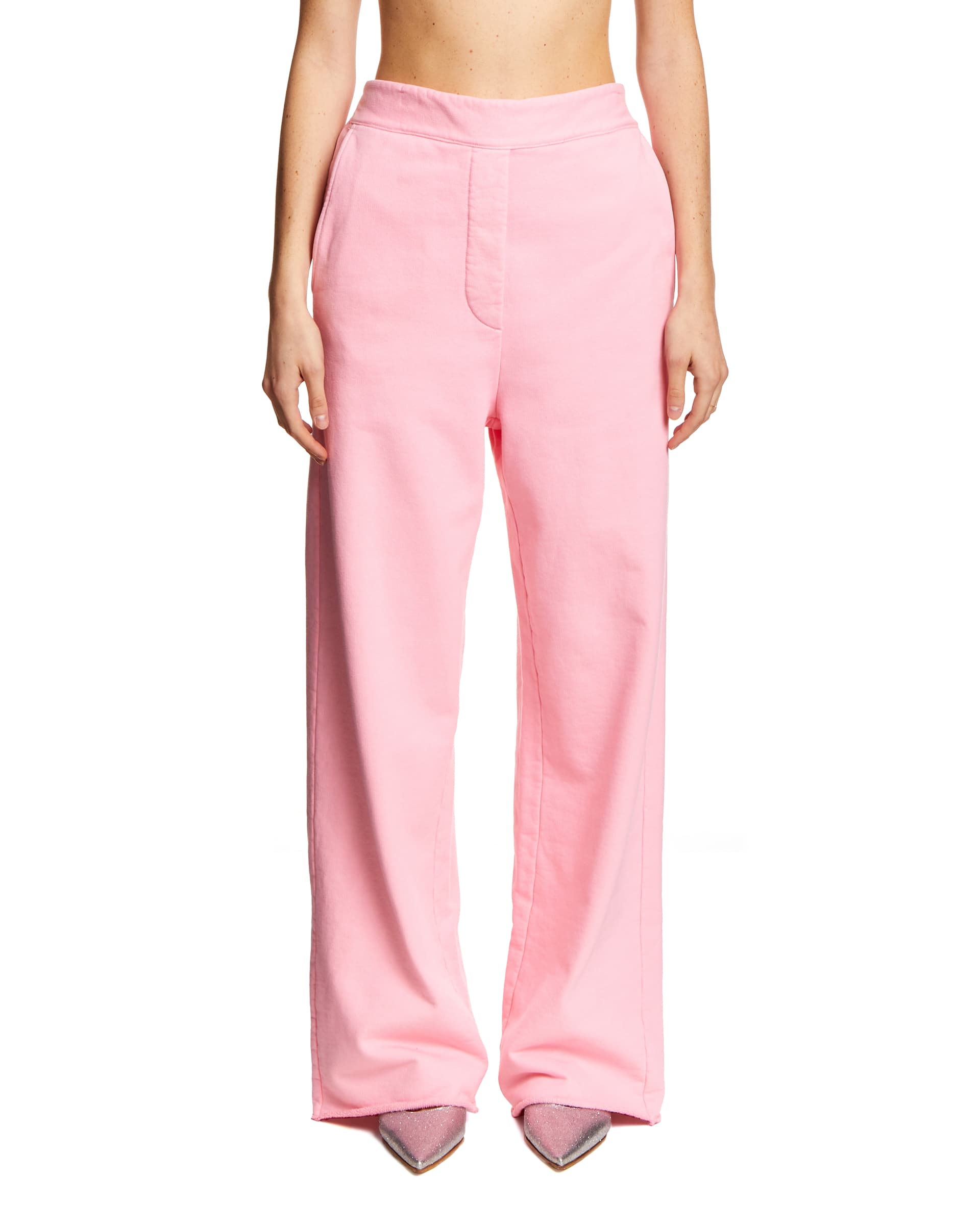MM6 Maison Margiela Wide Leg Pants - Pink | Garmentory
