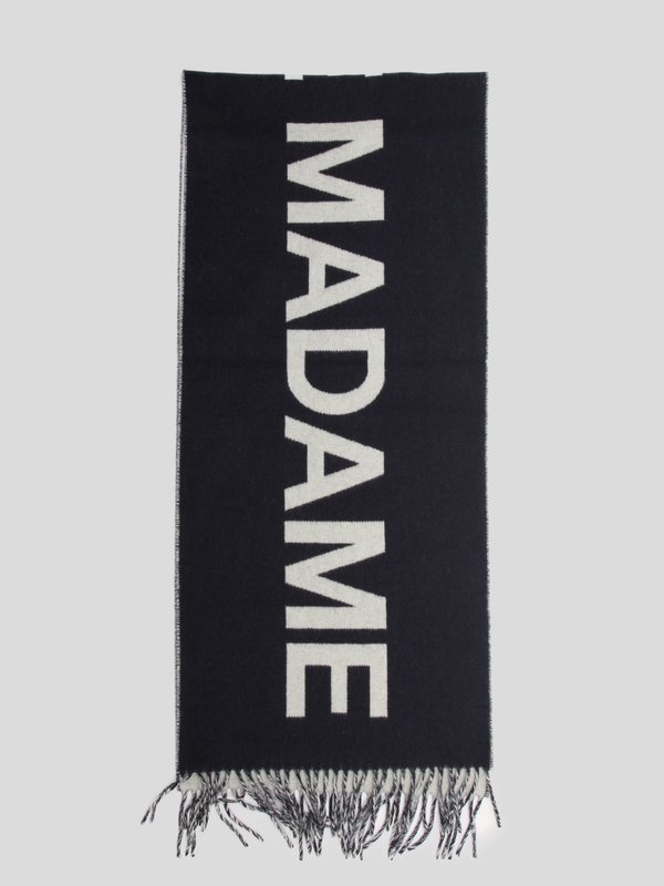 Angele Scarf Dark Navy Garmentory