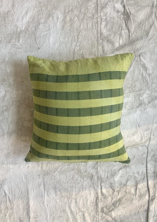Cuttalossa & Co. Over Dyed Cotton Pillow - Avocado Cuttalossa & Co. Over Dyed Cotton Pillow - Avocado