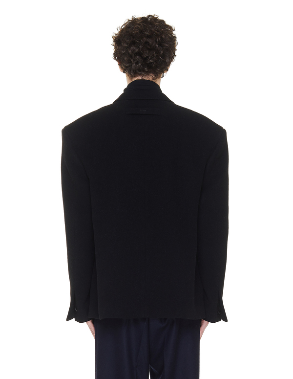 Fear of God x Zegna Wool Double Breasted Blazer Jacket - Black Fear of God x Zegna Wool Double Breasted Blazer Jacket - Black