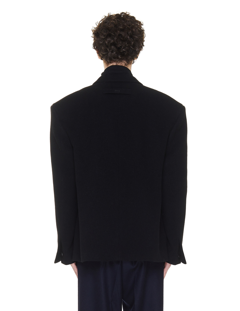 Fear of God x Zegna Wool Double Breasted Blazer Jacket - Black