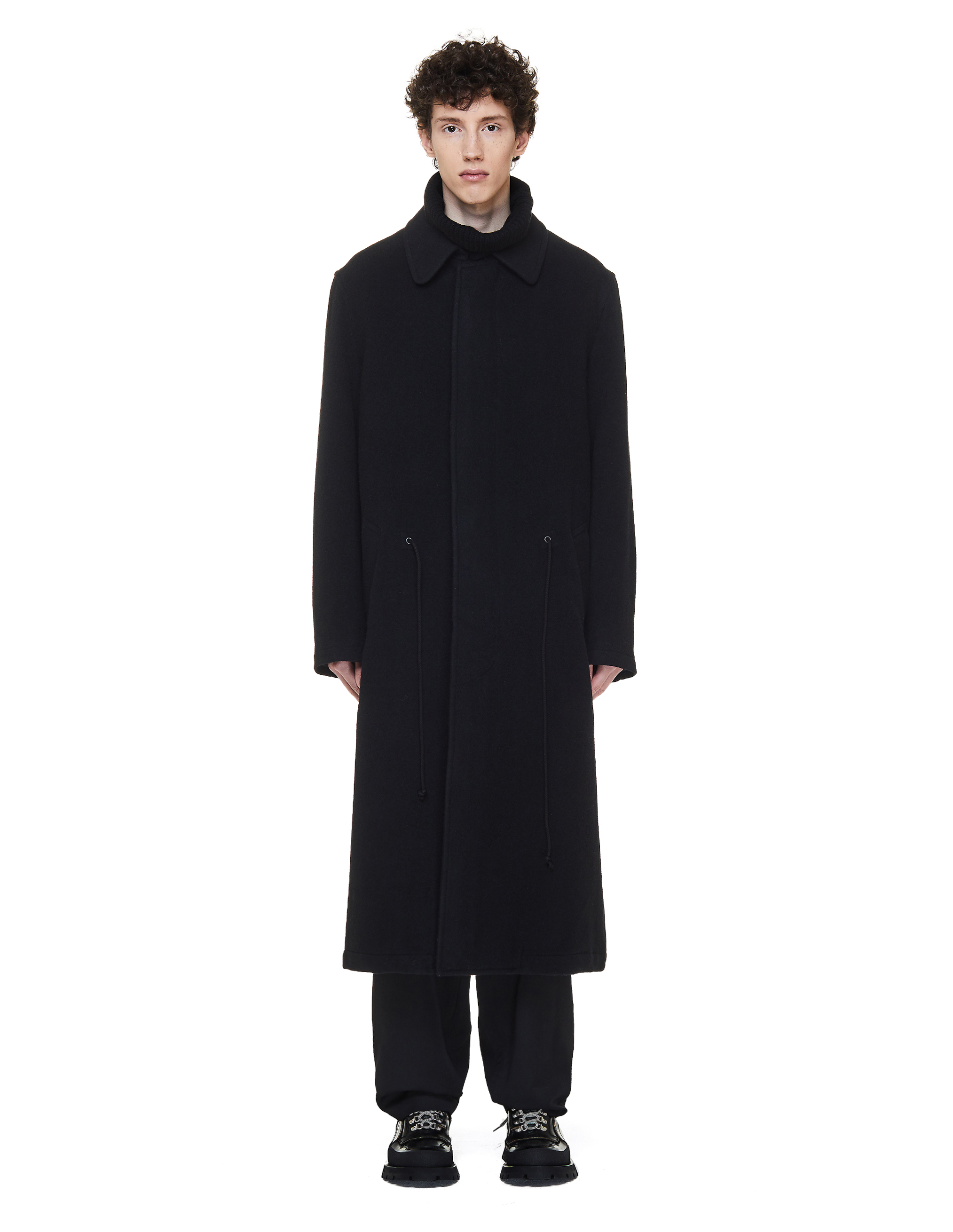 Yohji-Yamamoto-Wool-Long-Coat-