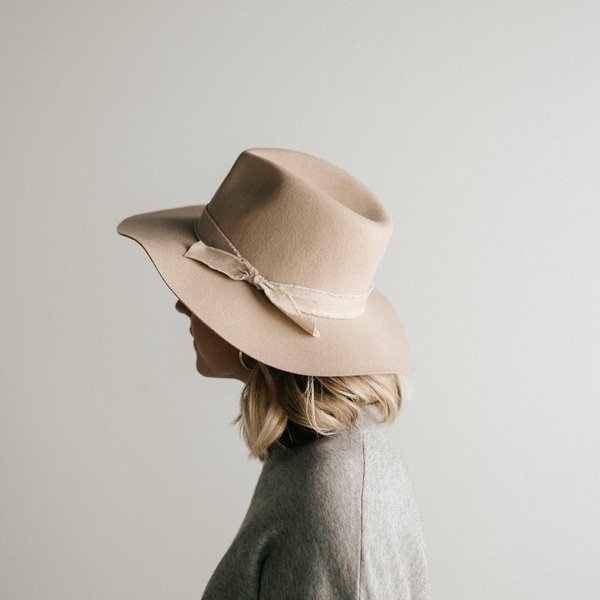 GiGi Pip Hannah Floppy Fedora - Beige | Garmentory display picture 1