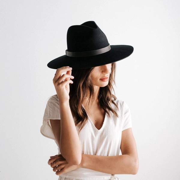 GiGi Pip Scottie Wide Brim Fedora | Garmentory display picture 2
