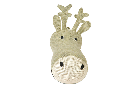 Anne-Claire Petit Reindeer Gold Lurex Trophy Head - Dodo Les Bobos Anne-Claire Petit Reindeer Gold Lurex Trophy Head - Dodo Les Bobos